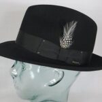 Bailey Hats Blixen OF HOLLYWOOD Fedora Hut Wollfilz schwarz Wollhut Bogart Hat NEU – Bild 2