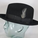 Bailey Hats Blixen OF HOLLYWOOD Fedora Hut Wollfilz schwarz Wollhut Bogart Hat NEU – Bild 3