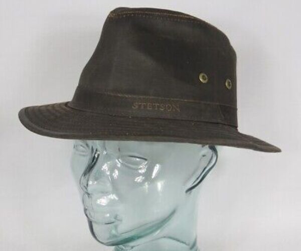STETSON AVA co/pe Traveller Hut Vintage Outdoor Hat UV Schutz braun Neu