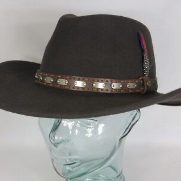 STETSON Westernhut Cowboyhut Wollfilz Hut braun Western Cowboy Hat NEU