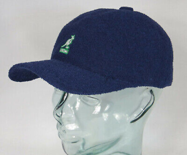 KANGOL ELASTIC SPACECAP Bermuda Basecap Baseball Mütze Cap blau navy NEU