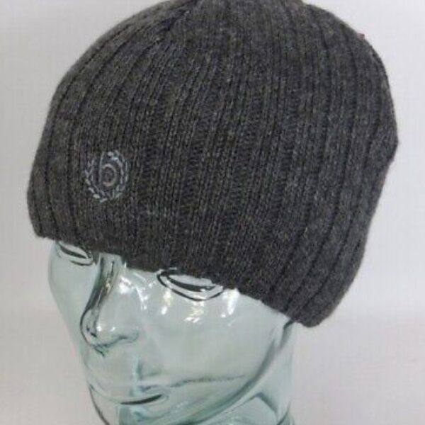 BUGATTI Strickmütze WINDSTOPPER Mütze Wollmütze Skimütze Beanie grau Neu
