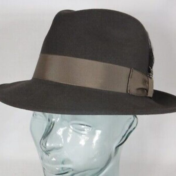Bailey Hats BlixenFedora Hut Wollfilz grau Wollhut Bogart Hat NEU