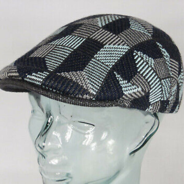 KANGOL Tiled 507 Flatcap Ivy Cap Golfcap Gatsby Schiebermütze Mütze navy NEU