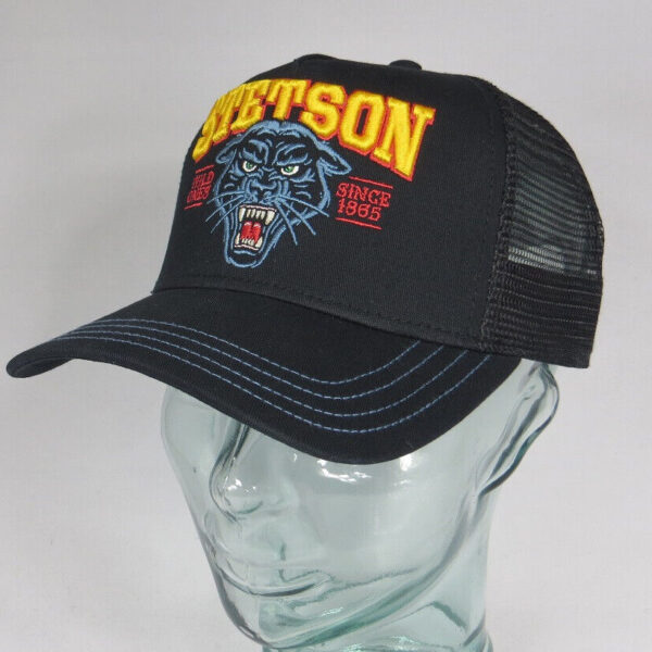 Stetson Trucker Cap Wild Ones Mesh Kappe BasecapNetz Mütze schwarz NEU
