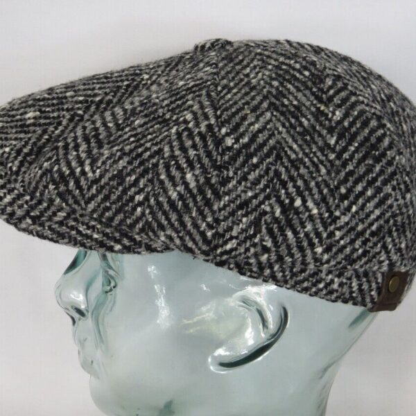 STETSON HATTERAS Herringbone Flatcap Cap Mütze Schiebermütze Bakerboy 333 NEU
