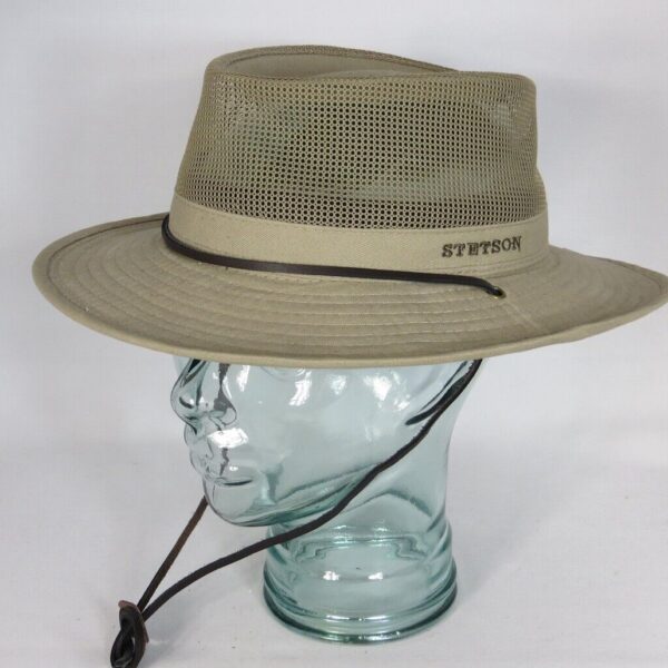 STETSON TAKANI Air Outdoor Hut Netz Safarihut Treckinghut Sommerhut Neu