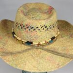 STETSON Raffia Strohhut Cowboyhut Western Hut Westernstrohhut Hat Neu – Bild 4