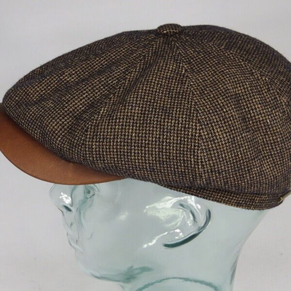 STETSON HATTERAS Schieber Mütze Cap Kappe Flatcap Bakerboy braun Neu