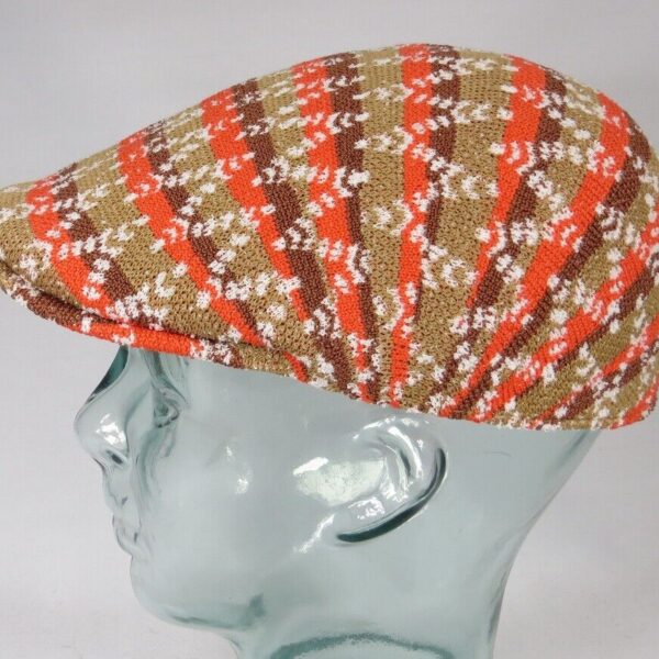 KANGOL Groovy Warp 507 Flatcap Ivy Golf Cap Gatsby Schiebermütze cherry glow Neu