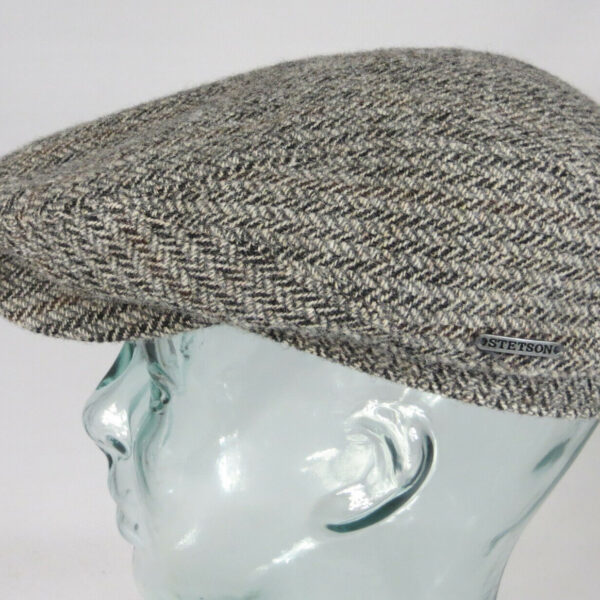 STETSON Belfast Flatcap Heringbone Driver Cap Schiebermütze Schirmmütze