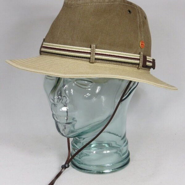 MAYSER MENOWIN Outdoor Hut mit Riemen Baumwolle UV Schutz 80 Stoff Traveller Neu