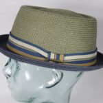 STETSON PORK PIE Hut Toyo Porkpie Hat Strohhut Sommerhut oliv Neu
