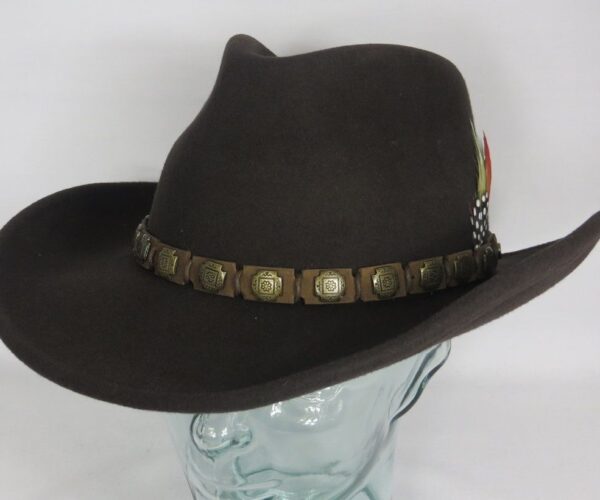 STETSON HACKBERRY Western Hut Cowboyhut Wollfilz braun Cowboy Hat NEU