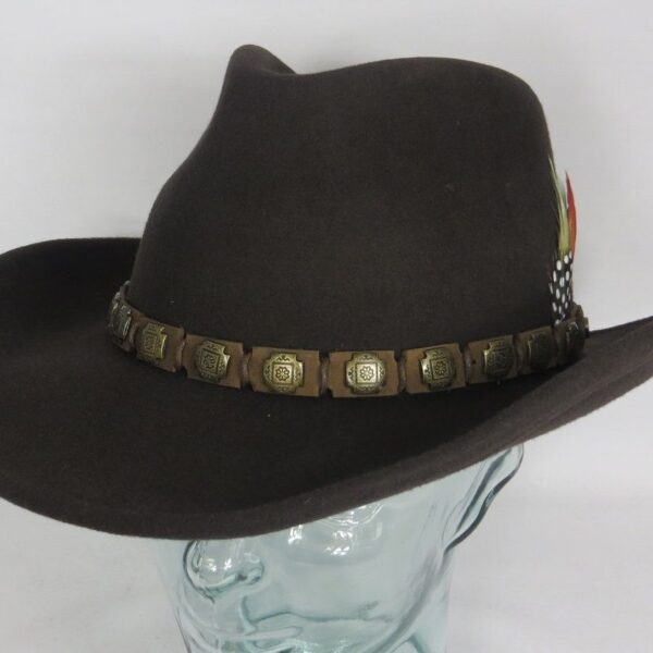 STETSON HACKBERRY Western Hut Cowboyhut Wollfilz braun Cowboy Hat NEU