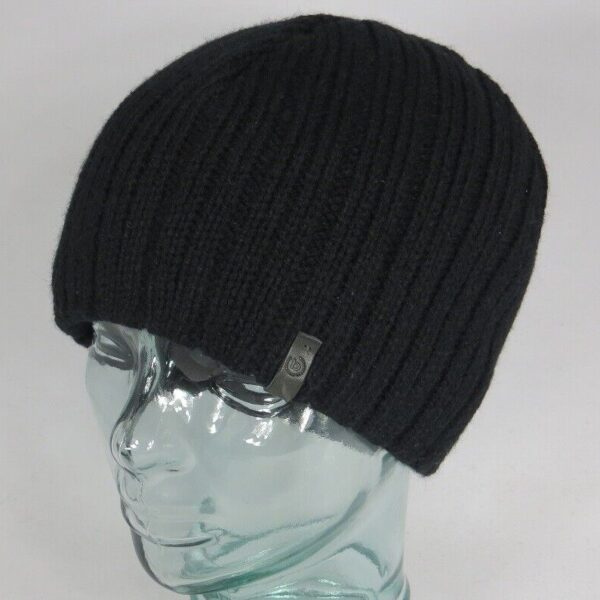 BUGATTI Strickmütze Mütze Wollmütze Skimütze Beanie schwarz Pull on Neu