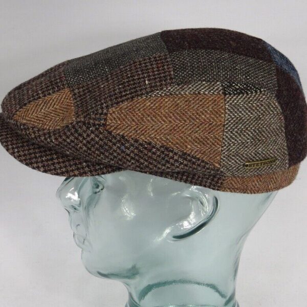 STETSON Belfast Patchwork Driver Cap Flatcap Schiebermütze Schirmmütze
