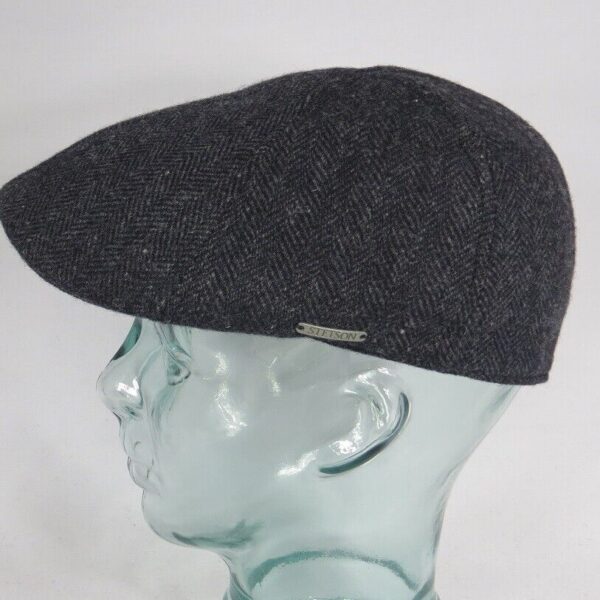 STETSON TEXAS Wool Herringbone Flatcap Schiebermütze Ivy Cap Gatsby 311