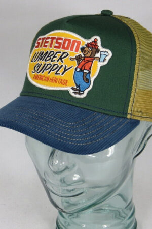 STETSON Trucker Cap Mesh Netz Kappe BASECAP Mütze Lumber Supply 7761130 NEU
