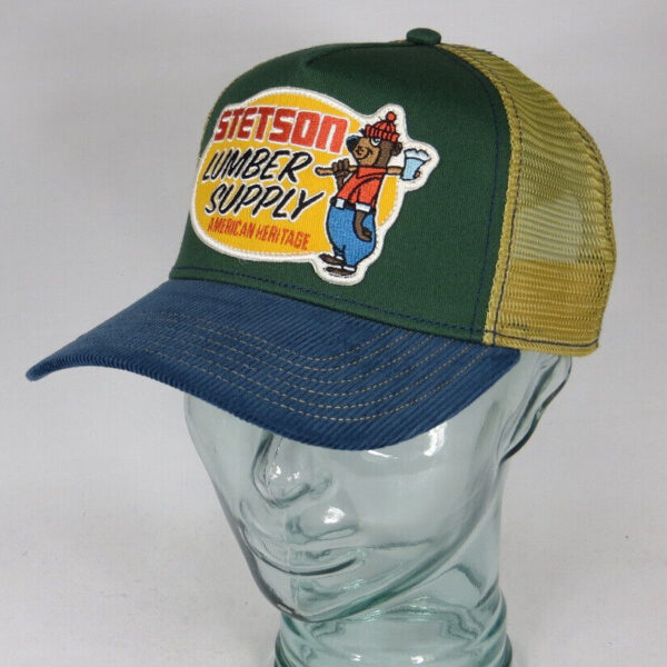 STETSON Trucker Cap Mesh Netz Kappe BASECAP Mütze Lumber Supply 7761130 NEU