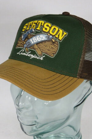 STETSON Trucker Cap Mesh Netz Kappe BASECAP Mütze Lumberjack 7761131 NEU