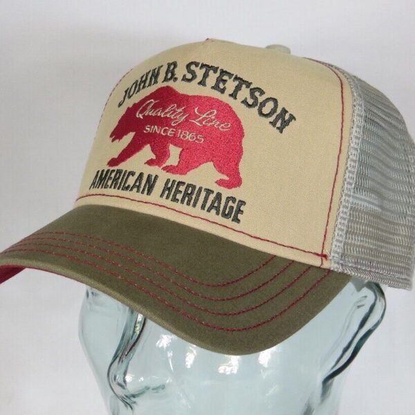 Stetson Trucker Cap Netz Kappe BASECAP SNAPBACK Bear 7751101 Neu