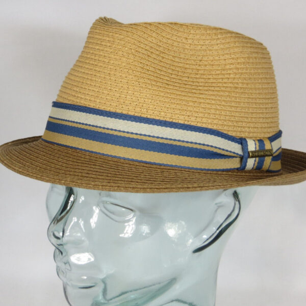 Stetson Trilby Toyo Sommer Hut Hut Strohhut knautschbar braun Neu