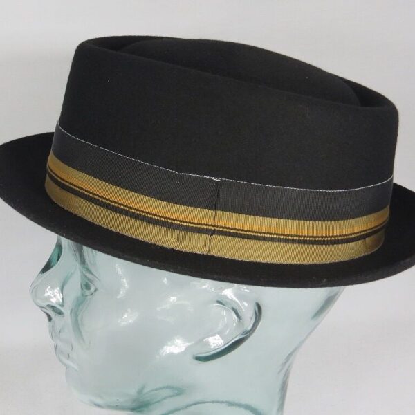 MAYSER HUGO Pork Pie Hut Schwarz NEU