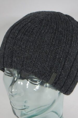 BUGATTI Strickmütze Mütze Wollmütze Skimütze Beanie anthrazit Pull on Neu