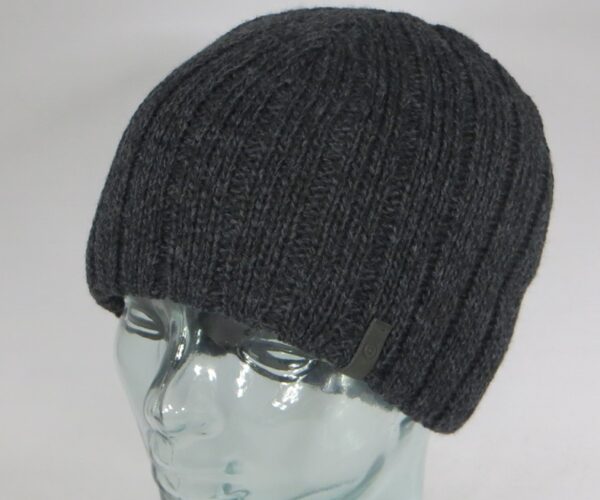 BUGATTI Strickmütze Mütze Wollmütze Skimütze Beanie anthrazit Pull on Neu