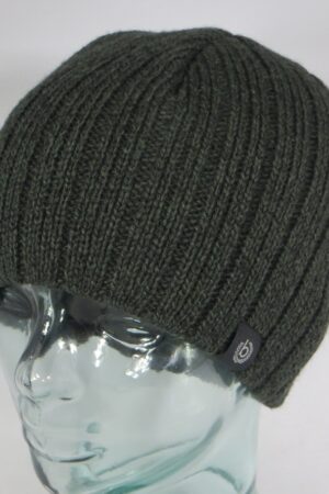 BUGATTI Strickmütze Mütze Wollmütze Skimütze Beanie grün Pull on Neu
