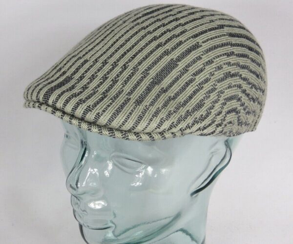 KANGOL CONTOUR Wave 507 Flatcap Ivy Cap Gatsby Schiebermütze Nickel Deep NEU