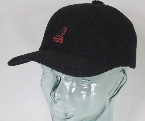 KANGOL ELASTIC SPACECAP Bermuda Basecap Baseball Mütze Cap schwarz NEU