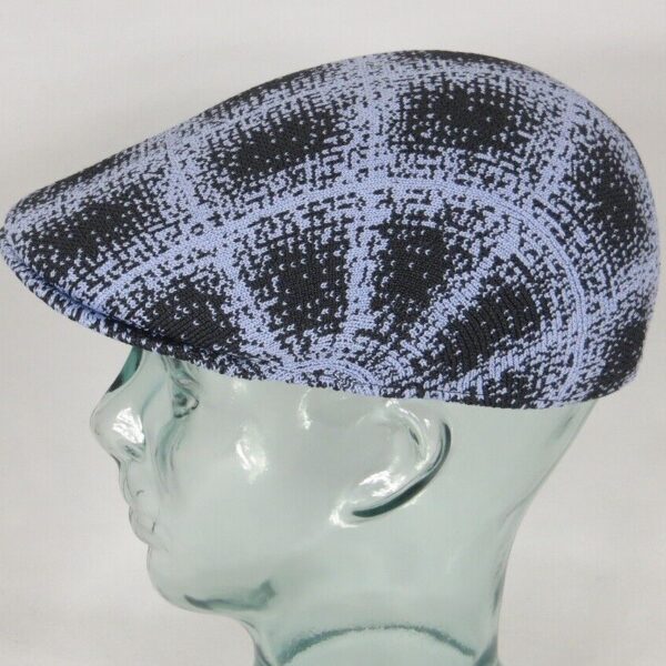 KANGOL Grunge Plaid 507 Flatcap Ivy Cap Golfcap Gatsby Schiebermütze blau Neu