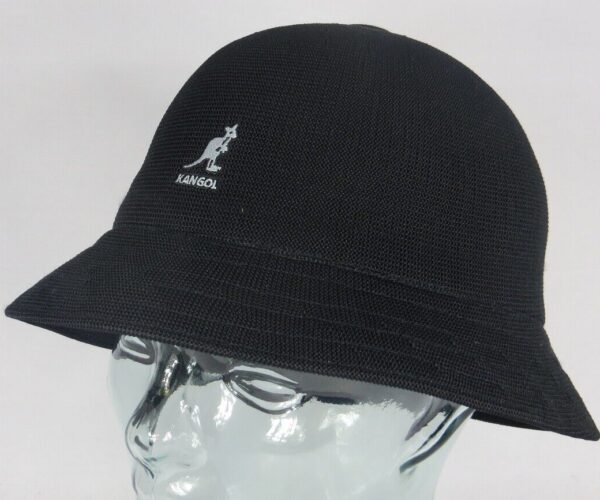 KANGOL TROPIC CASUAL Hut Bucket Hat Bobby schwarz Mütze Sommerhut NEU