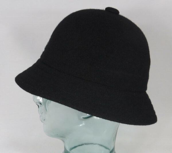 KANGOL WOOL CASUAL Bucket Hat Bobby schwarz Glocken Hut Mütze NEU – Bild 2