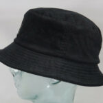 KANGOL Cord Bucket Hat Fischerhut Schlapphut Stoff Hut Baumwolle schwarz NEU – Bild 2