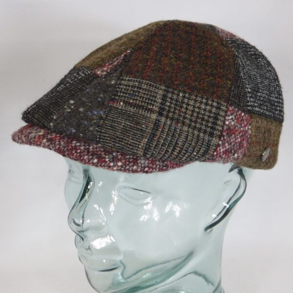 Lierys Duck Cap Patchwork Mütze Flatcap Schiebermütze Ivy Kappe Gatsby NEU