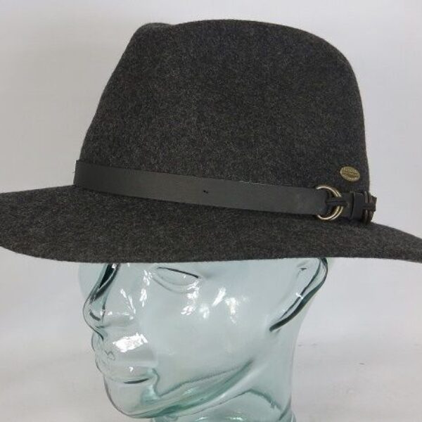 Mayser Hut Georgia Trecking Outdoorhut anthrazit Filzhut Wollfilz Traveller NEU