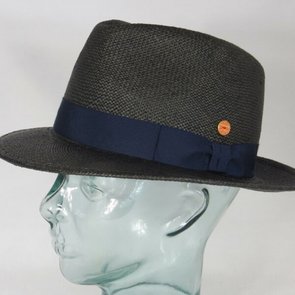 Mayser Manuel Panamahut Strohhut Sonnenhut Fedora Hat schwarz NEU