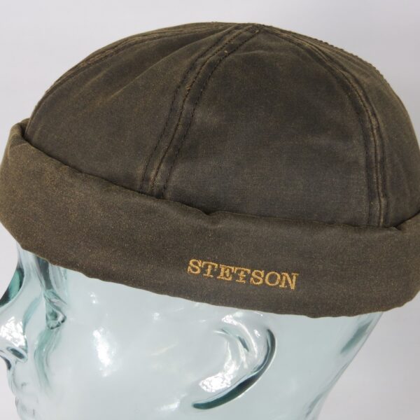 Stetson Dockermütze Skullcap Docker Cap Wintermütze gefüttert braun NEU