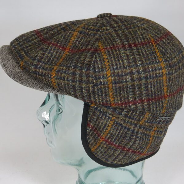STETSON Hatteras Earflaps Schiebermütze mit Ohrenklappen Cap Flatcap Bakerboy Neu