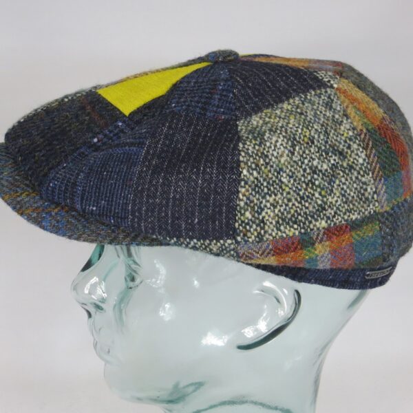 STETSON HATTERAS PATCHWORK Flatcap Schieber Mütze 8-Panel Cap Bakerboy