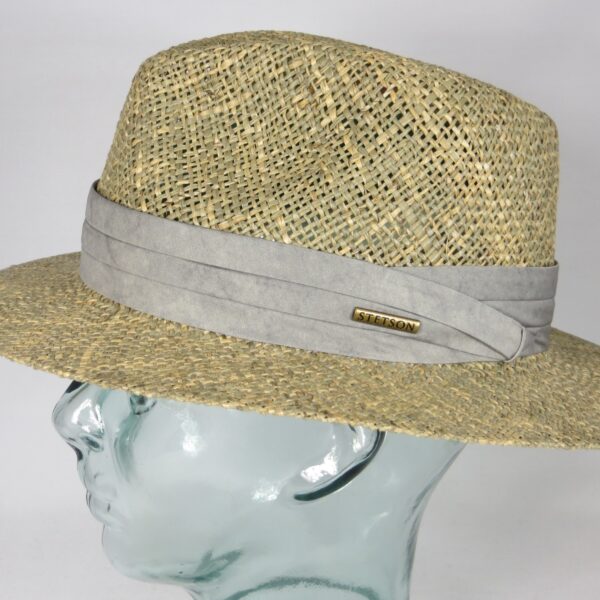 Stetson Seegras Hut Strohhut Sommerhut Sonnenhut Traveller Seagras Neu