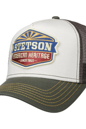 Stetson Trucker Cap Sun Mesh Netz Kappe Baseballcap Mütze oliv 7751194