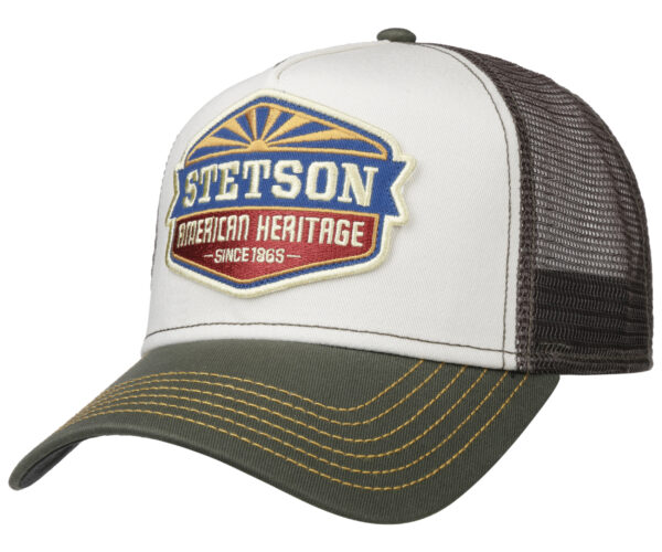 Stetson Trucker Cap Sun Mesh Netz Kappe Baseballcap Mütze oliv 7751194