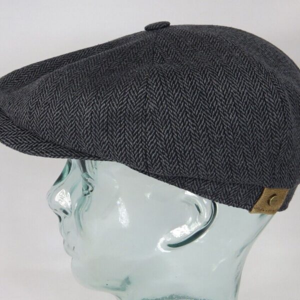 STETSON HATTERAS SILK Flatcap Seide Cap Mütze Schiebermütze Bakerboy 333 NEU