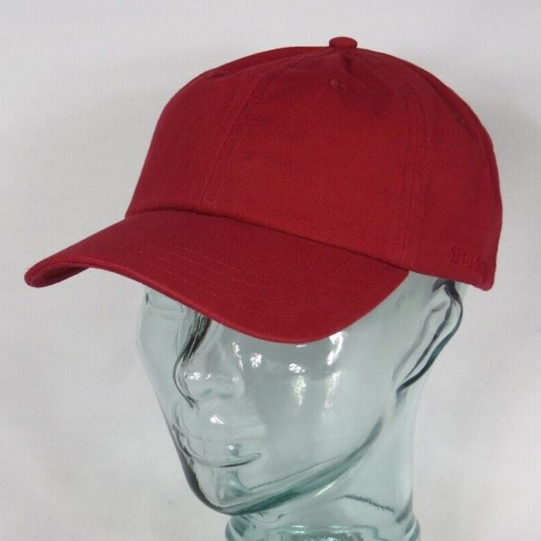STETSON RECTOR Cap Basecap Baseball Mütze Kappe rot 86 Baumwolle Sun Guard NEU