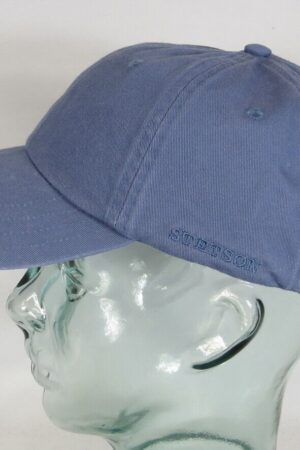 STETSON RECTOR Baseball Cap Basecap Kappe Mütze Baumwolle blau 25 Sun Guard NEU