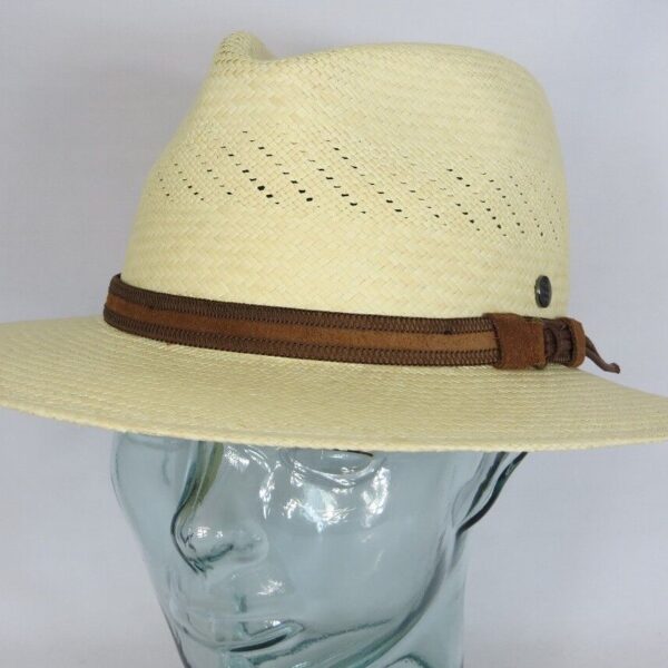 VINTIMILLA Panama Hut Strohhut Fashion Air Stroh Sommer Hat Traveller natur Neu